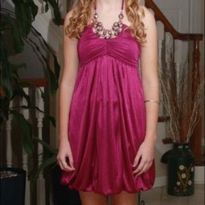 Formal Dress with Neck Detailing